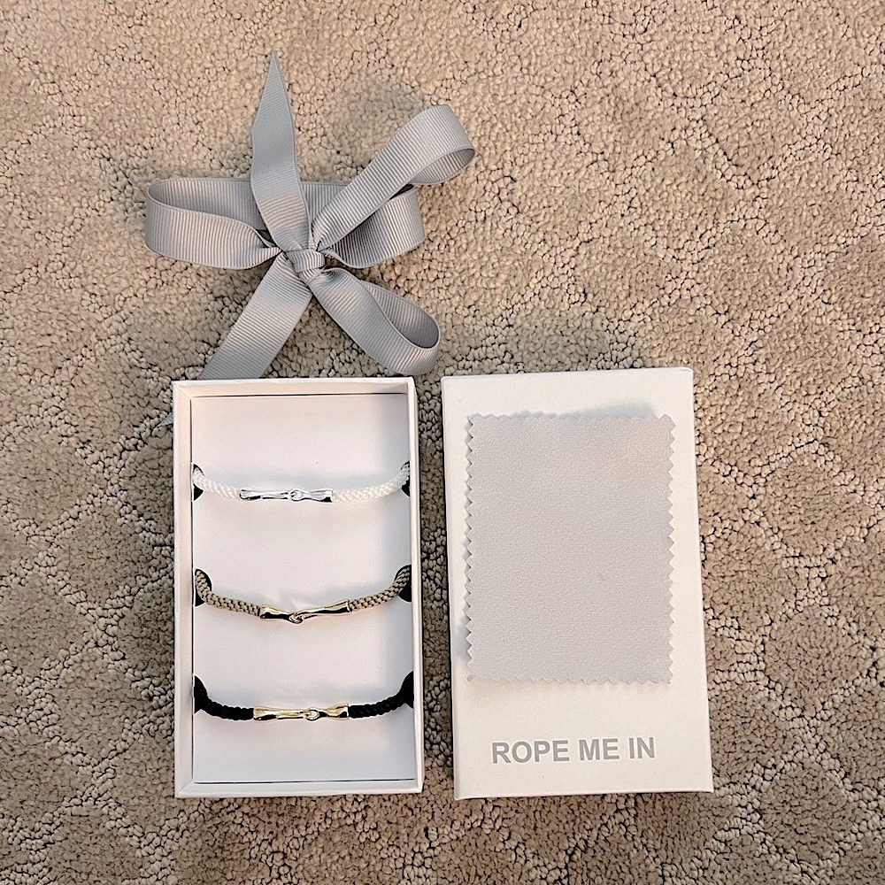 Beach’d Rope Bracelets | Colors: White, Tan, and Black